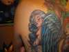 Fairy in blue tattoo