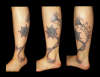 Henna leg by CHRIS 51 tattoo