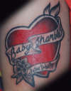 Babyshambles heart tattoo