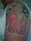 Boxing Kangaroo tattoo