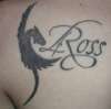 Ross Dragon tattoo
