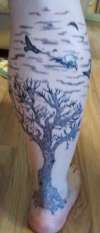 death tree tattoo