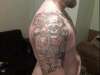 my graveyard half sleeve tattoo