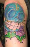 Tims Skull tattoo
