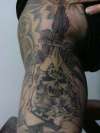 azteca sacrafice tattoo