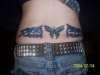 tribal butterfly tattoo