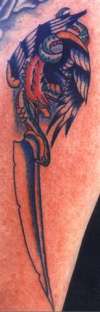 Dagger tattoo
