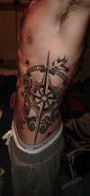 Compass Rose tattoo