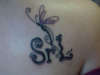 Daughter's initials tattoo