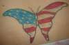 Patriotic Butterfly tattoo