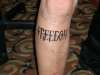 Freedom tattoo