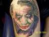 The Joker tattoo
