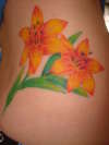 tiger lillies up close tattoo