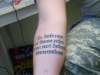 My quote tattoo