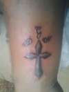 DGN Cross tattoo