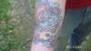 free handed koi tattoo