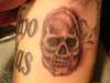 death mask tattoo