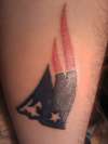 new england patriots tattoo