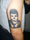 "Misfits" logo tattoo