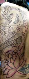 Outline tattoo