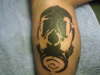 gasmask tattoo