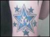 Black Label stars tattoo