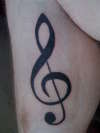 G Cleff tattoo