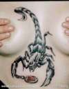 Scoprio Chest Piece tattoo