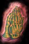 zombie hands tattoo