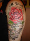 Rose For Mum tattoo
