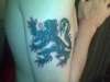 Flemish lion tattoo