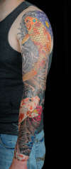 Koi sleeve tattoo