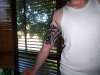 Tribal arm tattoo