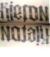 ambigram tattoo