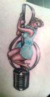Music Pin Up Girl tattoo