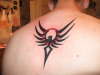 Tribal Eagle tattoo