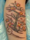 cherry blossom tree tattoo