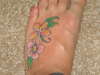 Hibiscus and Plumeria tattoo tattoo