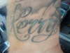 GIRLFRIENDS NAME tattoo