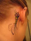 behind my ear tattoo