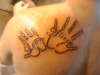 Childrens names tattoo