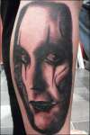 Brandon Lee/The Crow Portrait tattoo