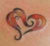 tribal Heart tattoo