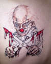 clown-trainee tattoo