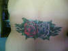 Back of Roses tattoo