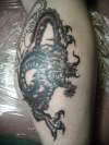 Unfinished dragon tattoo