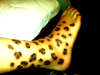 cheetah print tattoo
