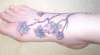 Cherry Blossom and Virginia Creeper tattoo