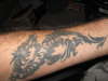 Tribal Dragon tattoo