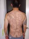eric choi's Dragon full back tattoo1